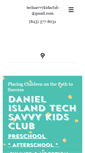 Mobile Screenshot of danielislandtechsavvykidsclub.com